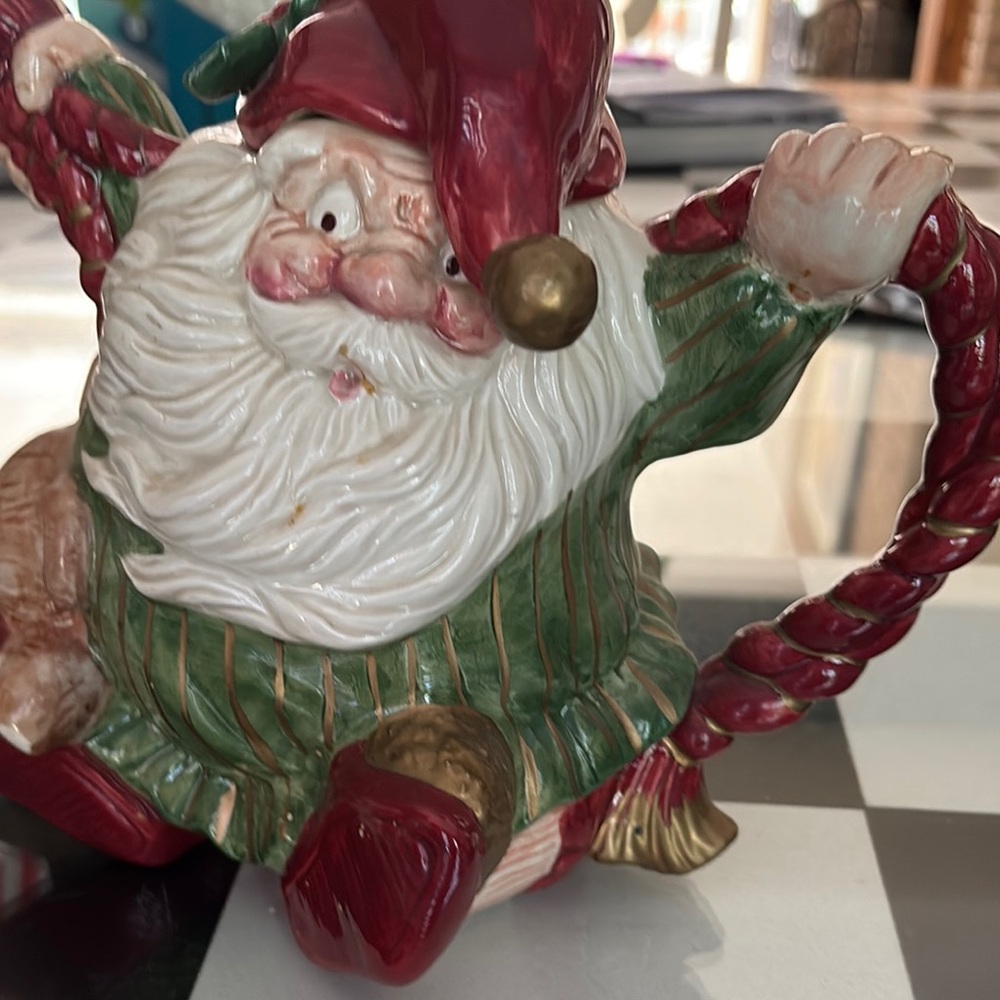 Festive Santa Claus Holiday Figurine